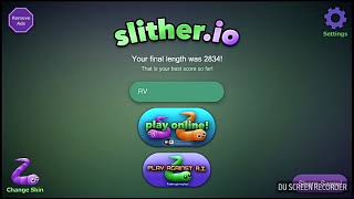 Slither.io #1/ Lần đầu tiên chơi ahihi😂