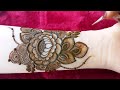 Very stylish khafeef bold henna design tutorial  latest beautiful gulf design for front hand