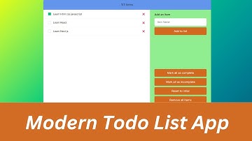 Build A Modern Todo List App With ReactJS | ReactJS Tutorial For Beginners In Hindi 2025