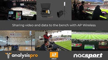 Nacsport and AP Wireless - Sending AP Capture IP Camera video and live data to the bench