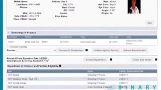 AHCA Background Screening Clearinghouse: Individual Profile and Search