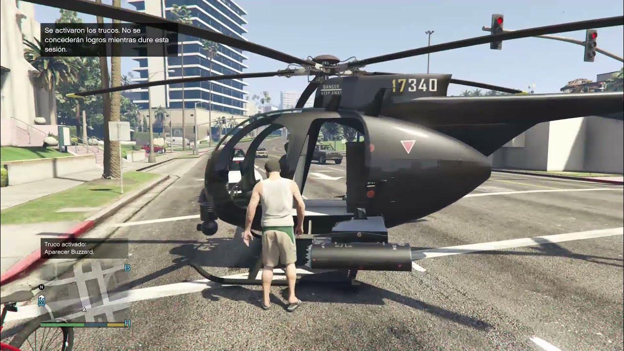 Truco para sacar el helicóptero  Trucos para gta v, Trucos de gta