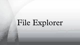 File Explorer
