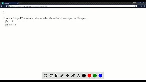 Use the Integral Test to determine whether the series is convergent or divergent. …