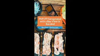 Php199 Samgyupsal With A Bay View In Bacolod