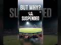 WHY IPL SUSPENDED? REASONS #shortsfeed