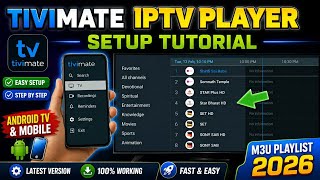 Free IPTV M3U Playlist July 2026 | 1706+ Live Channels All Devices | TiviMate IPTV Player Setup 2026