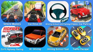 Vehicle Masters, Car Drive 3D, Driving School and Parking, Classic Car Parking, CarX Highway Racing screenshot 3