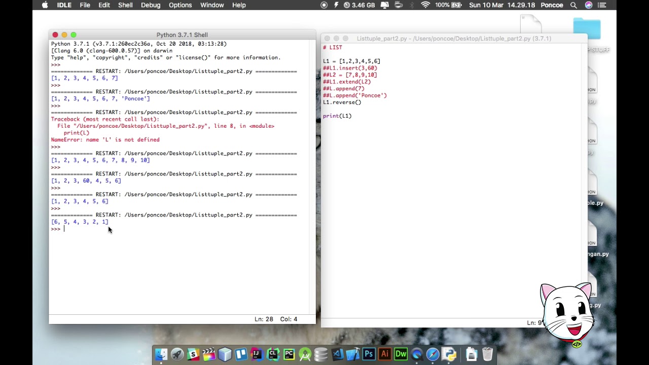 Python Basic - List Tuple Part 2