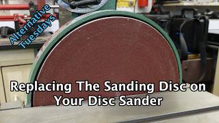 Replacing the Sanding Disc on Your Disc Sander