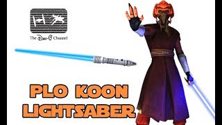 Star Wars The Clone Wars | Plo Koon Lightsaber | The Dan-O Channel