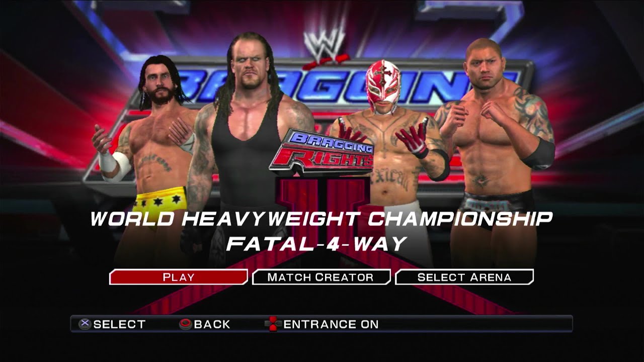 WWE Smackdown vs. Raw 2011 - Undertaker vs. Rey Mysterio vs. Batista vs. CM Punk