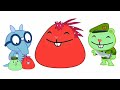 Flaky crushes flippy and giggles crushes cuddles  flippy x flaky  happy tree friends