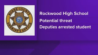 Rockwood High student arrested after making threat
