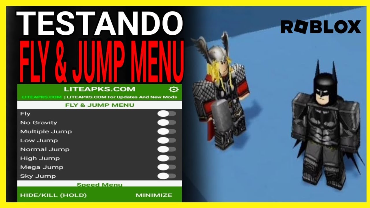 Roblox - MOD conheci o THOR!! 