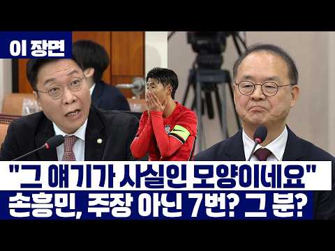 "손흥민을 7번, 그 분이라 부른다고?"…국감장에 등장한 불화설 [이 장면] / YTN