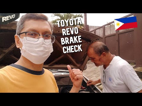 TOYOTA REVO 2001 BRAKE MASTER KIT & DISC CHECK IN THE PHILIPPINES (WHEEL REMOVAL)