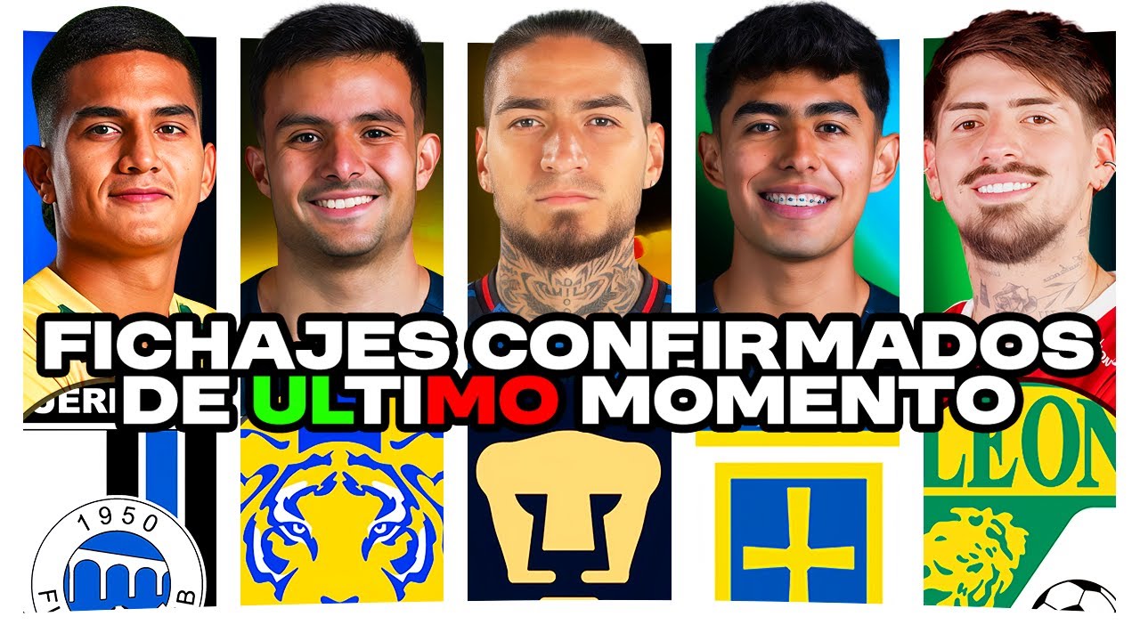FICHAJES CONFIRMADOS de la liga MX 2026 ¡CRISTIAN ARANGO a PUMAS!