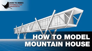 Rhino architecture - Modeling Mountain House