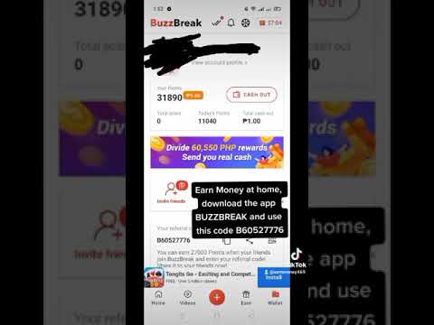BuzzBreak, Earn Money