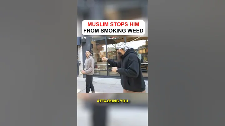 Muslim STOPS him from smoking weëd! #shorts