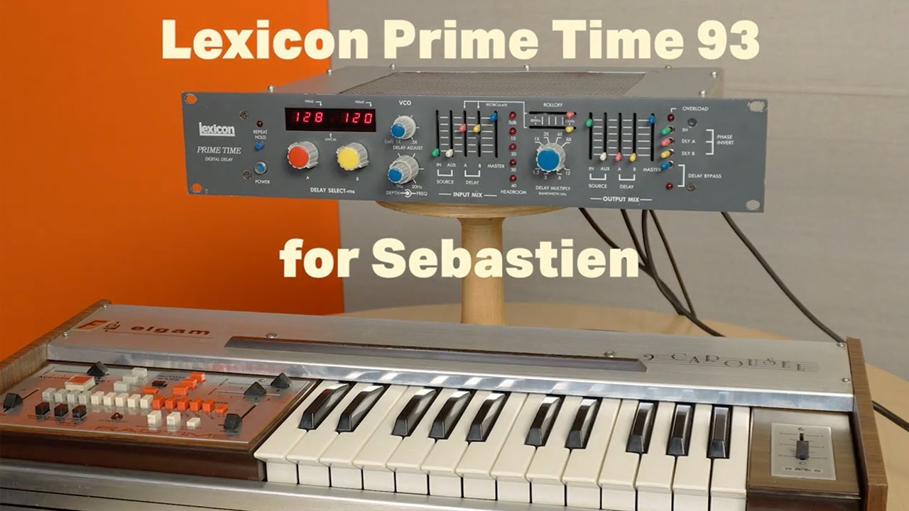 Lexicon Prime Time 93 for Sebastien FEATURING the Elgam Carousel