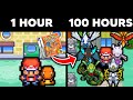 I played pokemon fire red for 100 hours heres what happened