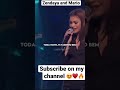 Zendaya singing Let me love you with Mario (performance)🥺♥️🔥