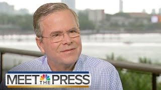 Jeb Bush Talks Debate Performance, Death Penalty (Full Interview) | Meet The Press | NBC News