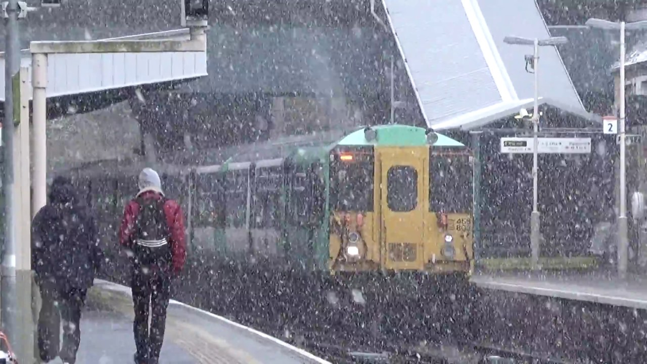 Southern 455803, 455805 and Thameslink 700106 at Crystal Palace