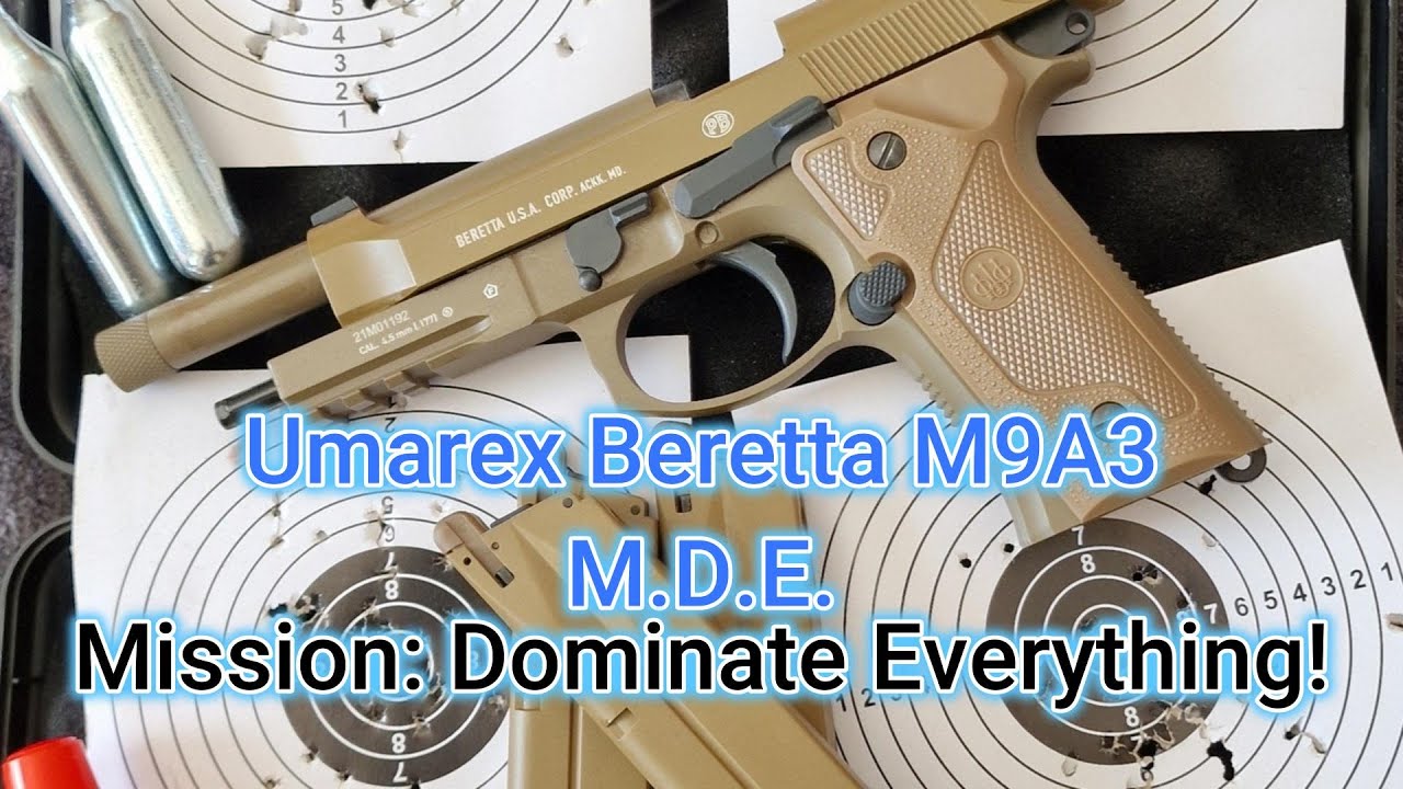 Umarex Beretta M9A3  MDE - Mission - Dominate EVERYTHING - 4.5mm CO2 BB gun