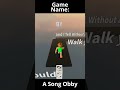 Roblox Song Obby #obby #roblox #song #edit #skit