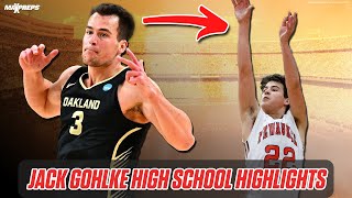 OAKLAND'S JACK GOHLKE WAS A SNIPER IN HIGH SCHOOL | HIGHLIGHTS 🪣 🏀