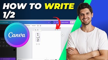 How To Write 1/2 in Canva | Simple Tutorial