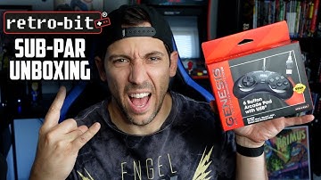 Retro-Bit Official Sega Genesis USB Controller 6-Button Arcade Pad Unboxing | Sub-Par Unboxing
