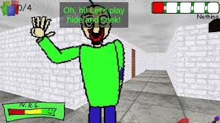(FAILED RUN) Baldis Basics Plus Version 0.14.2: The Community Texture Pack 1 Minute Timer Challenge