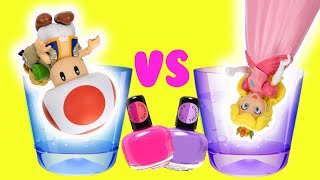 The Super Mario Bros Movie DIY Color Changing Nail Polish Custom! Crafts for Kids with Peach image