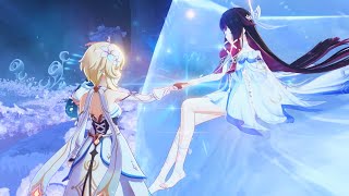 Columbina reveals truth about Rerir hints a Relationship with Sandrone (Genshin Luna I Cutscene)