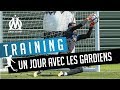 Training  one day with goalkeepers