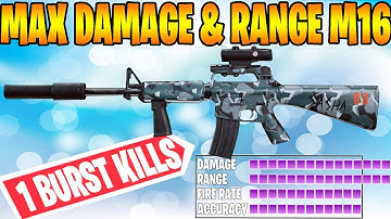 ✅ BEST Warzone M16 Class Loadout - 1 BURST KILLS! - M16 vs Aug Rebirth COD Cold War