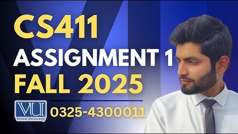 cs411 assignment 1 solution 2025 | cs411 assignment 1 solution fall 2025