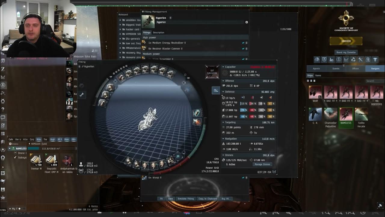 Eve online Hyperion solo pvp fit guide YouTube