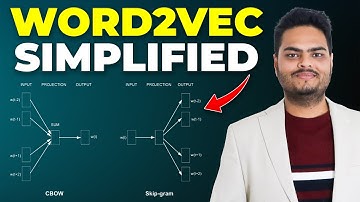 Word2Vec Simplified|Word2Vec explained in simple language|CBOW and Skipgrm methods in word2vec
