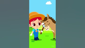 Thumbnail of Icky Sticky Bubble Gum on the Farm 🐷| Nursery Rhymes for Kids #JunyTony #shorts