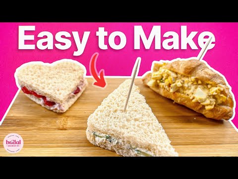 Cucumber, Egg Salad, & Strawberry Tea Sandwiches – Easy & Elegant thumbnail