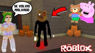 🐻NOS CONVERTIMOS EN EL OSO MALVADO DE PEPPA PIG🐷ROBLOX PIGGY SKIN SECRETA HALLOWEEN