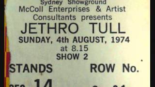 Jethro Tull - Full concert, Sydney, 4th August 1974