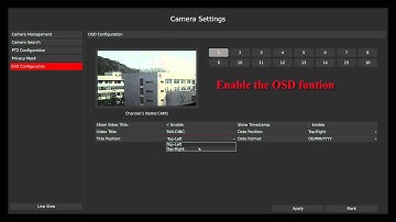 [QT] Recovision NVR - OSD