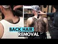 Back Hair Removal Transformation - Barber