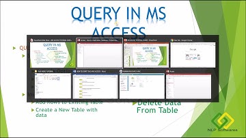 8.  Create a Query in MS Access By Design View Hindi Part   1